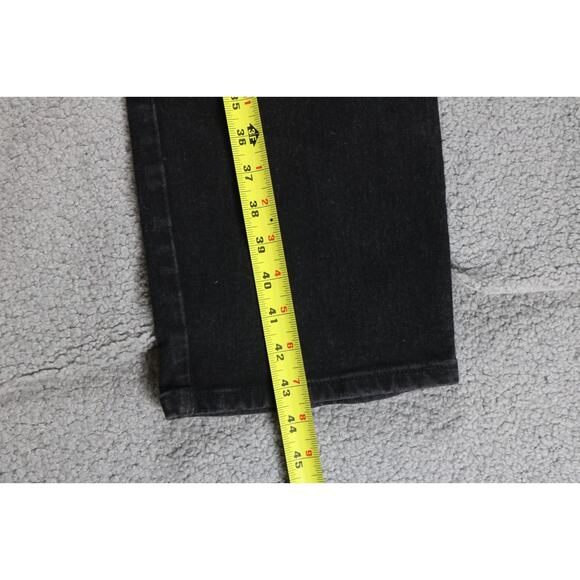 Vintage Harley Davidson Jeans Womens 14 Black Denim 5 Pocket Biker Motorcycle - Picture 9 of 9